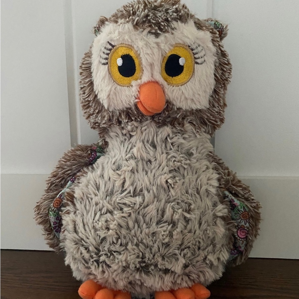 Girl Scouts Owl Plush 100th Anniversary Stuffed Animal Little Brownie Bakers 10"